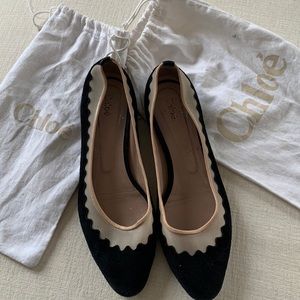 Suede Chloe flats